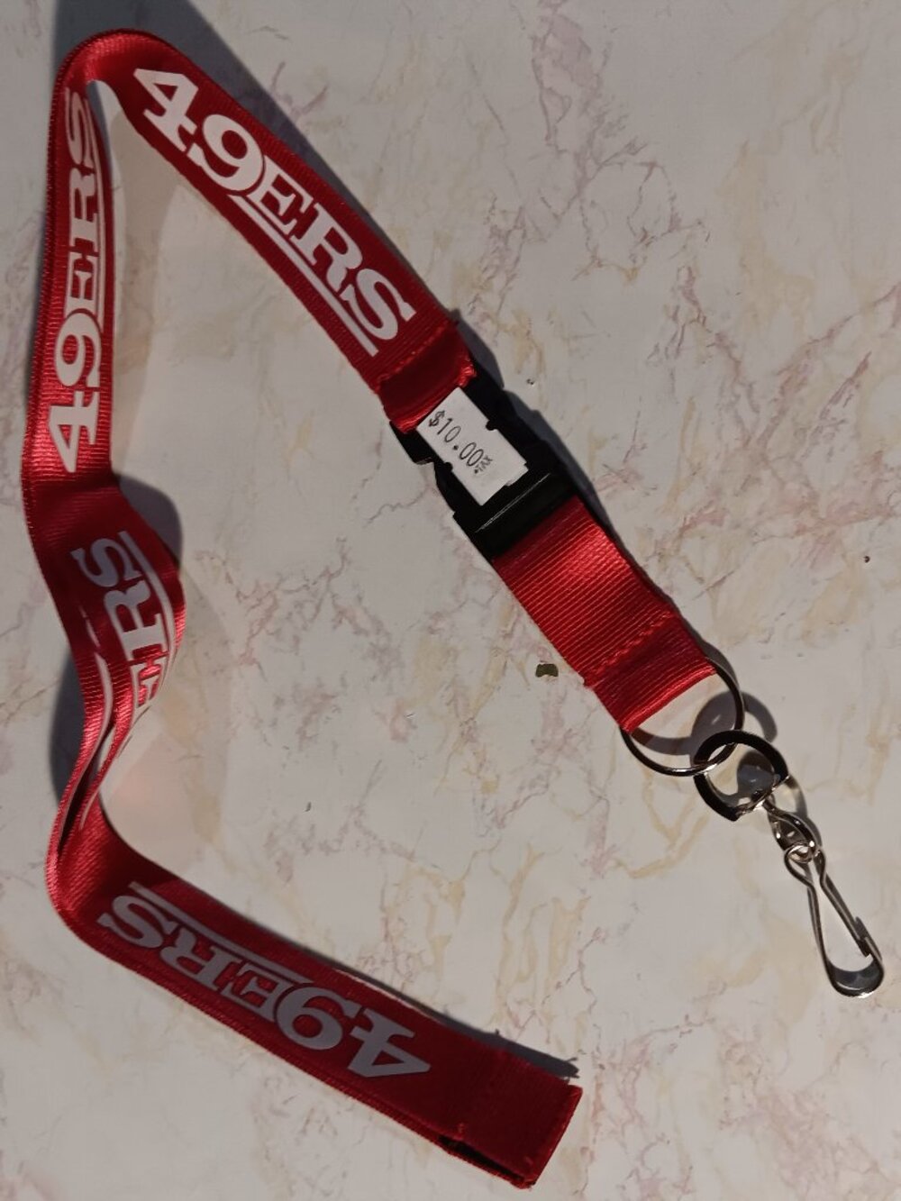 San Francisco 49ers NFL Lanyard Key Chain